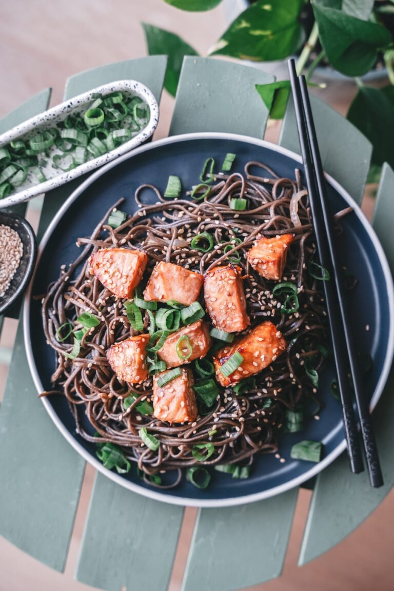 Salmon Soba Noodles, A Quick 15-Minute Weeknight Dinner -Playful Cooking Playful Cooking